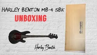 Harley Benton MB-4 SBK UNBOXING