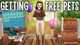 GETTING ALL THE *FREE* PETS! 500+ SPRING TOKENS SHOPPING SPREE! - Star Stable Equestrian Festival