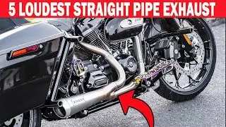 5 Loudest Straight Pipe Exhausts for your Harley Davidson Motorcycle