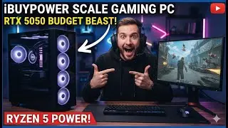 iBUYPOWER Scale Gaming PC Review | Ryzen 5 8400F + RTX 5050 | 16GB DDR5, 1TB NVMe SSD