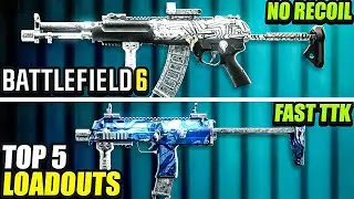 *НОВИНКА* ТОП-5 ЛУЧШИХ КОМПЛЕКТУЮЩИХ ДЛЯ ИСПОЛЬЗОВАНИЯ В BATTLEFIELD 6! 👑 (Лучшие комплекты класс...