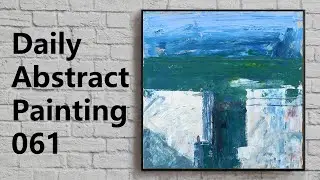 Abstract Painting Techniques | Acrylic | Daily Challenge 061