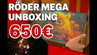 R&ouml;der Feuerwerk Neuheiten F3 🎆 UNBOXING | 650&euro; MEGA Bestellung!