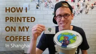 Selfie coffee in Shanghai - Print a picture on your latte in Cafe Fay with wechat