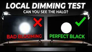 Local Dimming & Blooming Test 🌌 (1 Hour) | Mini-LED, IPS & FALD Halo Check | 4K