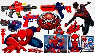 Marvel Spider-Man series unbox,popular Spider-Man action dolls,Spider-Man popular electric toys gun