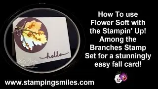 How To make a stunning fall card with Flower Soft and Among the Branches