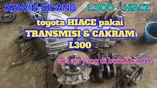 Модифицированная трансмиссия L300 и диски, используемые в Toyota HIACE
