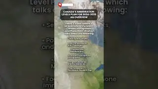 Canada&rsquo;s Immigration Levels Plan for 2024 2026 An Overview 2 #ytshorts #ImmigrationLevels2024