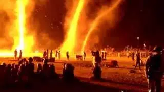 Burning Man Fire Tornados