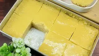 No Bake Cassava Cake Custard Flan easy Recipe