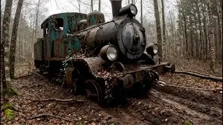 Forgotten Locomotive restored as a Living Machine (ASMR)