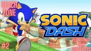 Unlocking Beach Zone,Playing As Amy And Captain Shadow|Sonic Dash|Defeating Boss|Gameplay Part 2