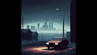City view 2 scene timelapse #pixelart #automobile #snow #animation #love