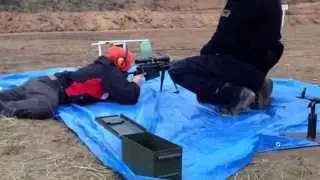 Zastava M93 Black Arrow firing