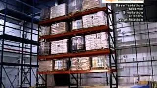 Pellegrino Seismic Base Isolation System for Storage Rack
