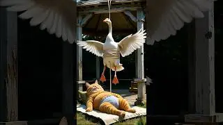 Orange Cat vs Aliens &ndash; Village Mayhem!  #funnycat #orangecat #foryou #funny #cat
