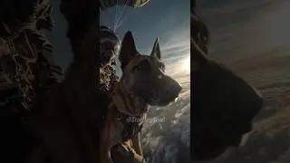 Air Force - K9 Skydiving Course #legendaryanimals #animalheroes  #heroicanimals