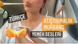 ATIŞTIRMALIK MUKBANG | T&Uuml;RK&Ccedil;E YEMEK YEME | AĞIZ SESLERİ | ASMR
