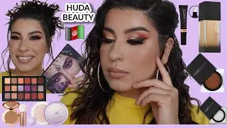 HUDA BEAUTY DESERT DUSK TUTORIAL IN (DARI/FARSI🇦🇫) Afghan Makeup Artist