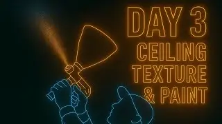 📍 Day 3: Drywall Patching, Texture, and Ceiling Spraying | Full Kitchen Remodel Series