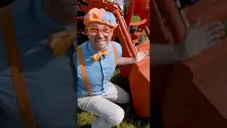 Big Ol' Tractor Ride! #farm #vehicles #blippi