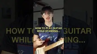 How to play guitar while standing&hellip; #guitarist #guitar #guitartalk #beginnerguitar #guitartips