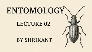 Entomology| Lec.02| Phylum Arthropoda | Class insecta | Shrikant..