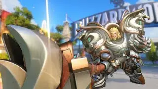 Crusader Reinhardt Skin 「 Blizzard World │Overwatch 2018 」