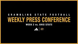 Grambling State Football: Mickey Joseph Press Conference (Week 2 vs. Ohio State