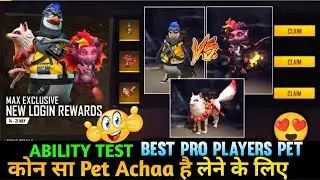 Which Pet Is Best In New Login Rewards | Free Fire me Konsa Pet Lena Chaiye | Free Fire New Event