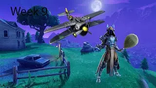 Fortnite week 9 X 4 Stormwing plane and Pop 10 golden balloons