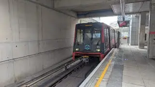 DLR front row Stratford HS1 to Woolwich Arsenal 15/03/2023
