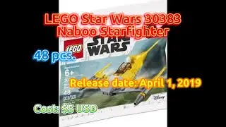 LEGO Speed Build & Review - 30383: LEGO Star Wars - Naboo Starfighter (Complete Build + Review)