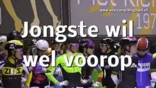 Jongste schaatsster wil wel voorop