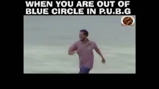 RUNNING AFTER BLUE CIRCLE IN PUBG