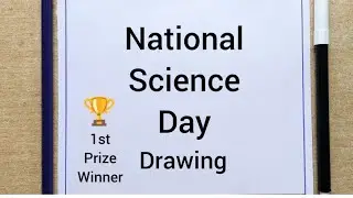 National Science Day Drawing / How to Draw National Science Day Poster Easy Step By Step
