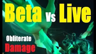 Shadowlands Beta vs Live Prepatch - Frost Death Knight Obliterate Damage