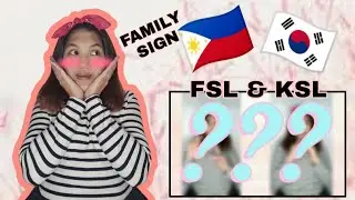 FILIPINO AND KOREAN SIGN LANGUAGE CHAPTER 1: FAMILY | HAMA ISRAELLE