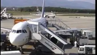 Aéroport international de Genève, Cointrin (filmée en 1990)
