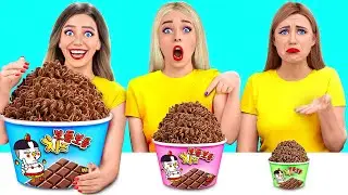 Big, Medium and Small Plate Challenge | Funny Situations by Multi DO Food Challenge