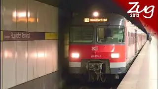 ET420 Sound pur - Fahrt im Flughafen-Tunnel Düsseldorf