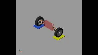 Simulink Double Wishbone Suspension Animation Showcase (Zeta = 0.25)