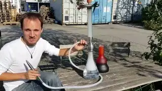 Aladin Shisha Venedig Beirut mit Glasrauchs&auml;ule review - shisha-world.com