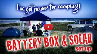 Kings Battery Box and Solar to Power 12v Camping Fridge