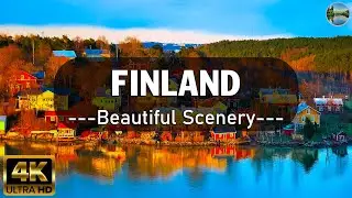 Visiting FINLAND Beautiful Scenery Melody Relaxing Music | FINLAND 4K UHD