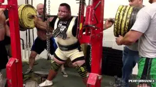 Dave Hoff 1250 Chain Squat Powered by: Westside Performance Nutrition