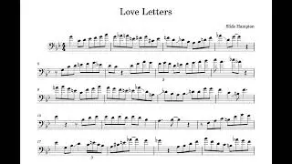 Love Letters - Slide Hampton trombone solo transcription