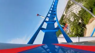 Orion Roller Coaster Front Seat POV - Kings Island Ohio