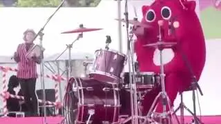 Pink cat drum solo(100% real)